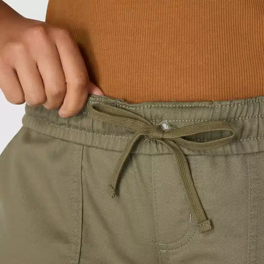 Calças de treino leves de corte descontraído em Tencel para mulher