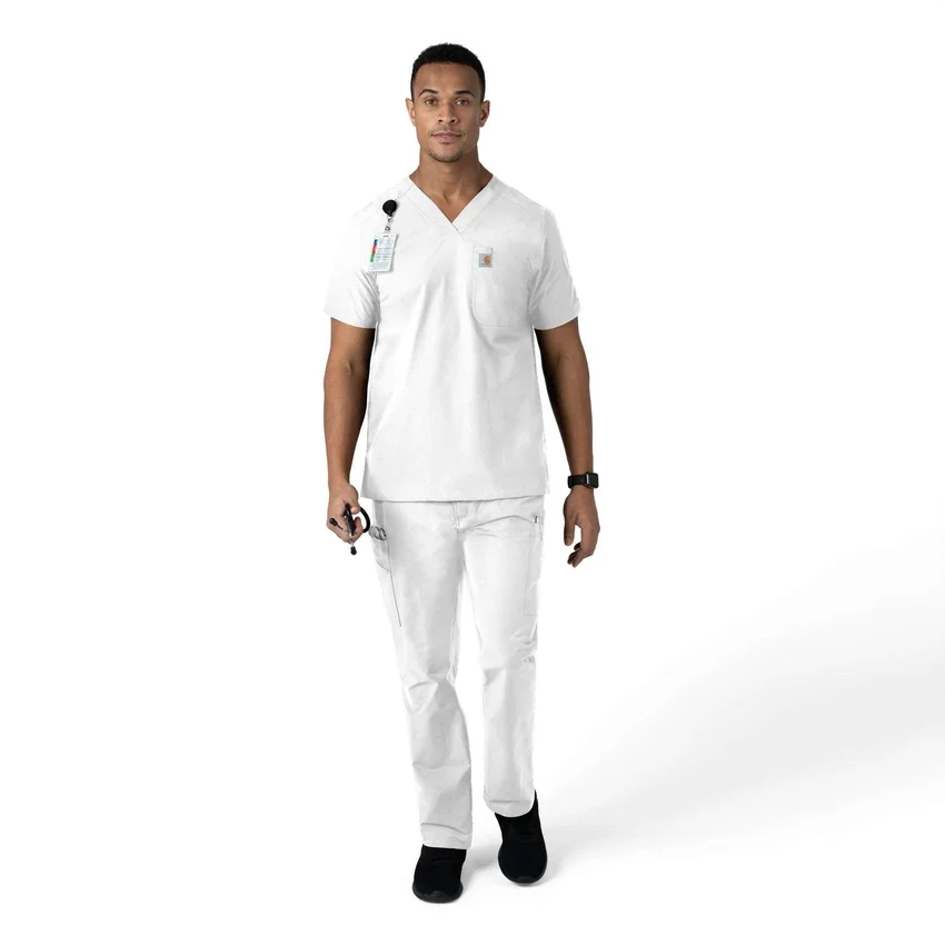 Calças médicas Force Essentials de perna reta com bolsos cargo