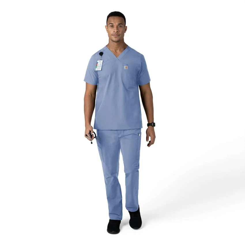 Calças médicas Force Essentials de perna reta com bolsos cargo