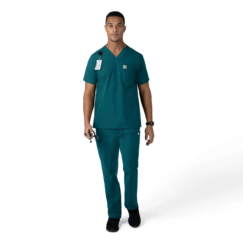 Calças médicas Force Essentials de perna reta com bolsos cargo