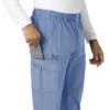 Calças médicas Force Essentials de perna reta com bolsos cargo