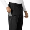 Calças médicas Force Essentials de perna reta com bolsos cargo