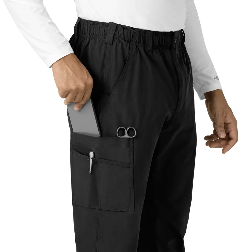 Calças médicas Force Essentials de perna reta com bolsos cargo