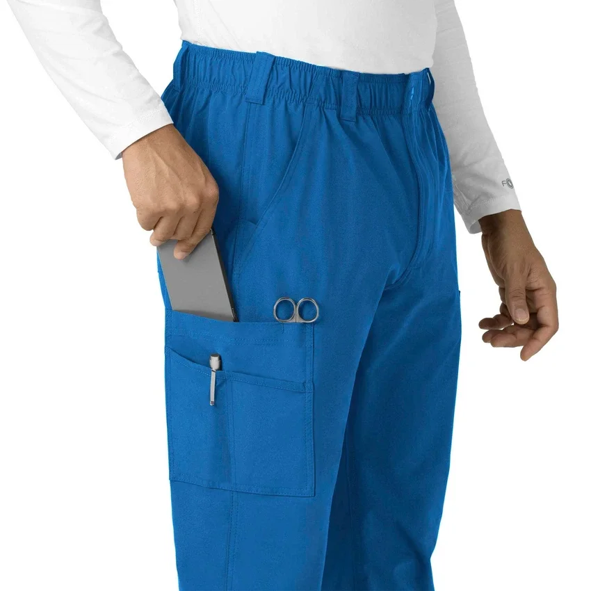 Calças médicas Force Essentials de perna reta com bolsos cargo