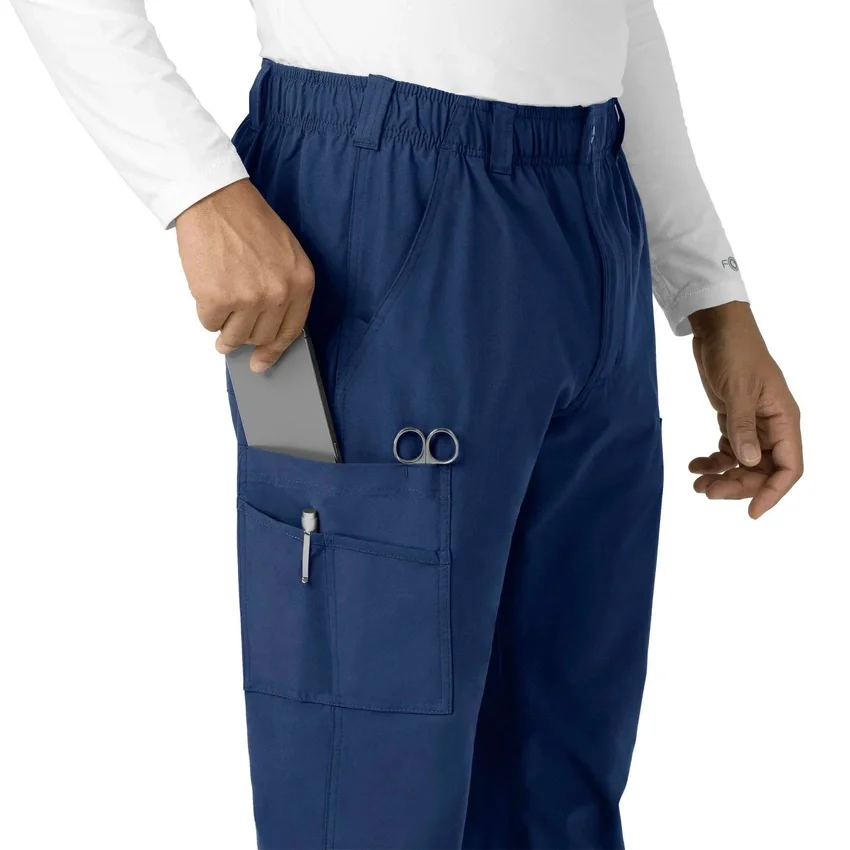 Calças médicas Force Essentials de perna reta com bolsos cargo