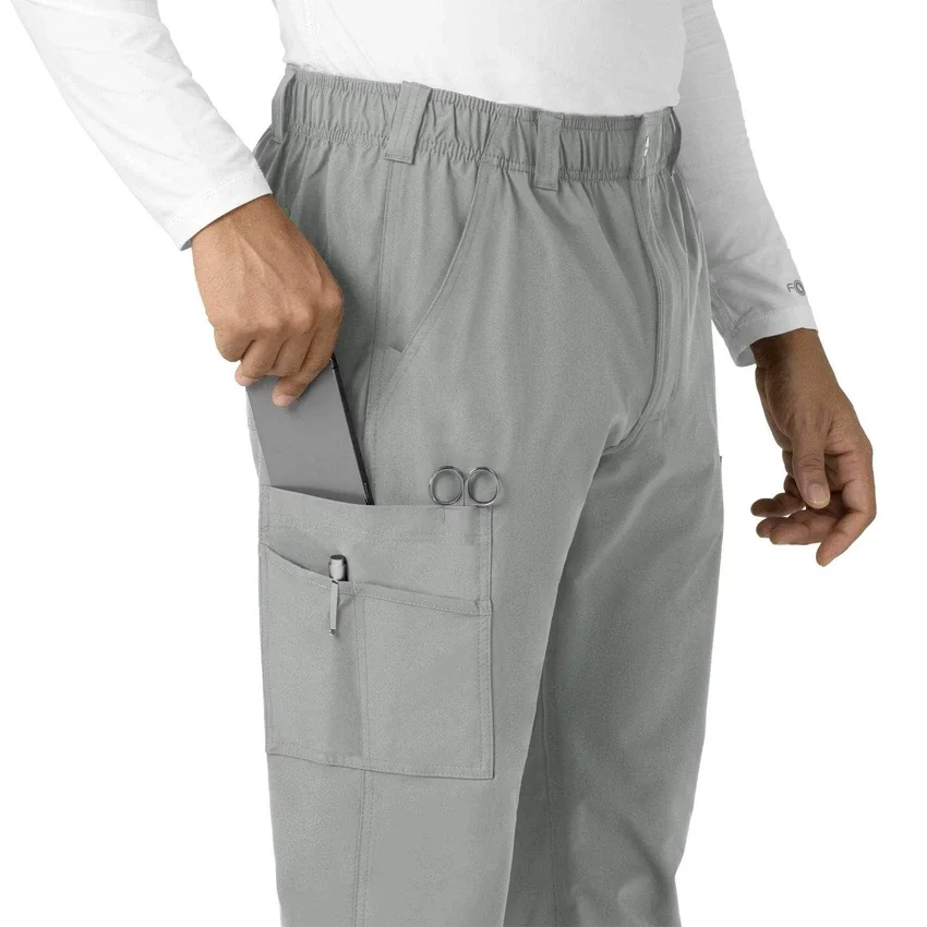 Calças médicas Force Essentials de perna reta com bolsos cargo