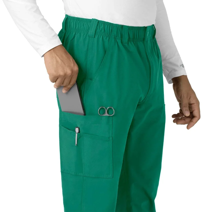 Calças médicas Force Essentials de perna reta com bolsos cargo