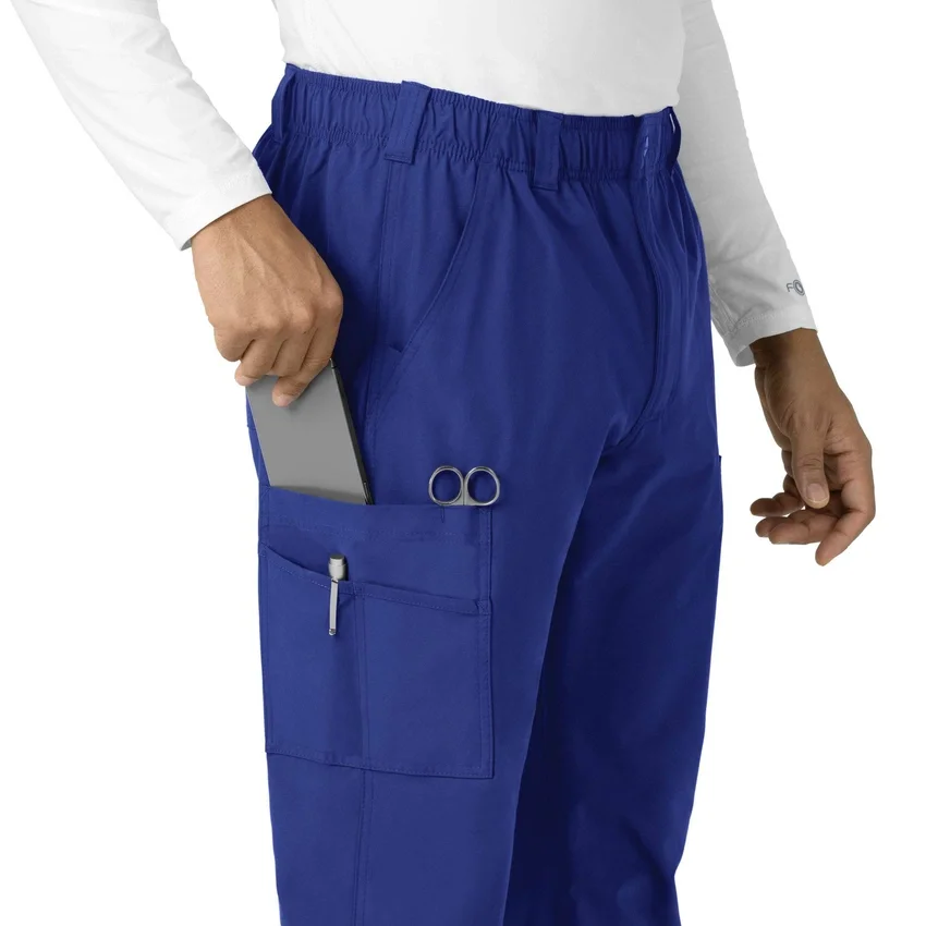 Calças médicas Force Essentials de perna reta com bolsos cargo