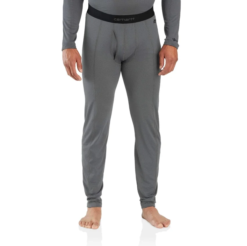 Calças térmicas de camada base para homem - carhartt Force® - Leves - Malha elástica em grelha