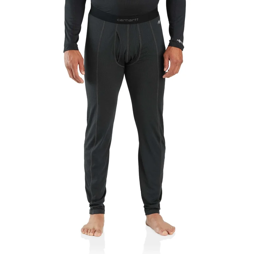 Calças térmicas de camada base para homem - carhartt Force® - Leves - Malha elástica em grelha