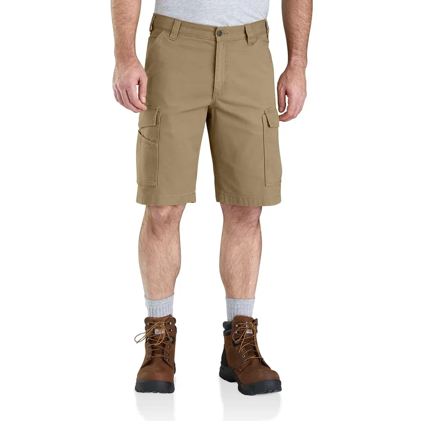 Calções cargo de lona Rigby de 11" com corte descontraído - Calções de trabalho