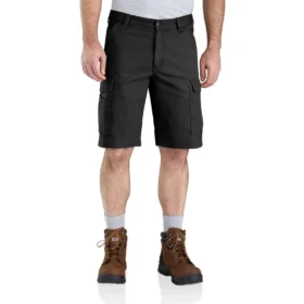 Calções cargo de lona Rigby de 11" com corte descontraído - Calções de trabalho
