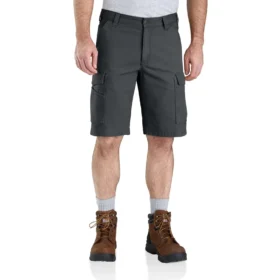 Calções cargo de lona Rigby de 11" com corte descontraído - Calções de trabalho