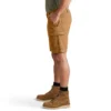 Calções cargo de lona Rigby de 9" com corte descontraído - Calções de trabalho