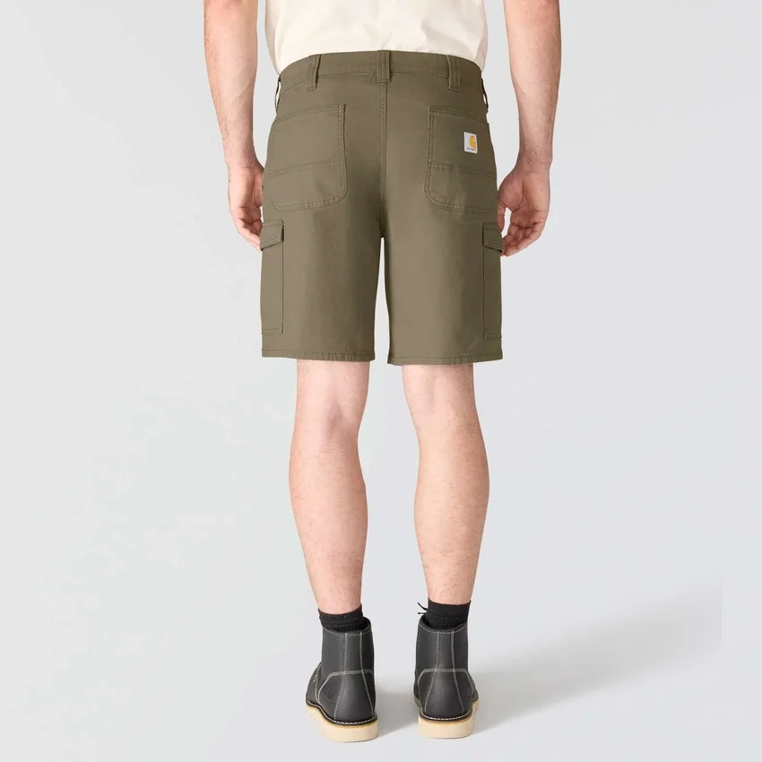 Calções cargo de lona Rigby de 9" com corte descontraído - Calções de trabalho