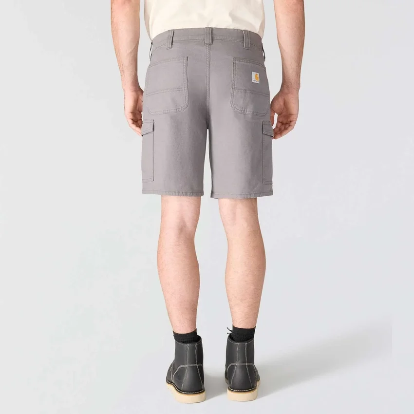 Calções cargo de lona Rigby de 9" com corte descontraído - Calções de trabalho