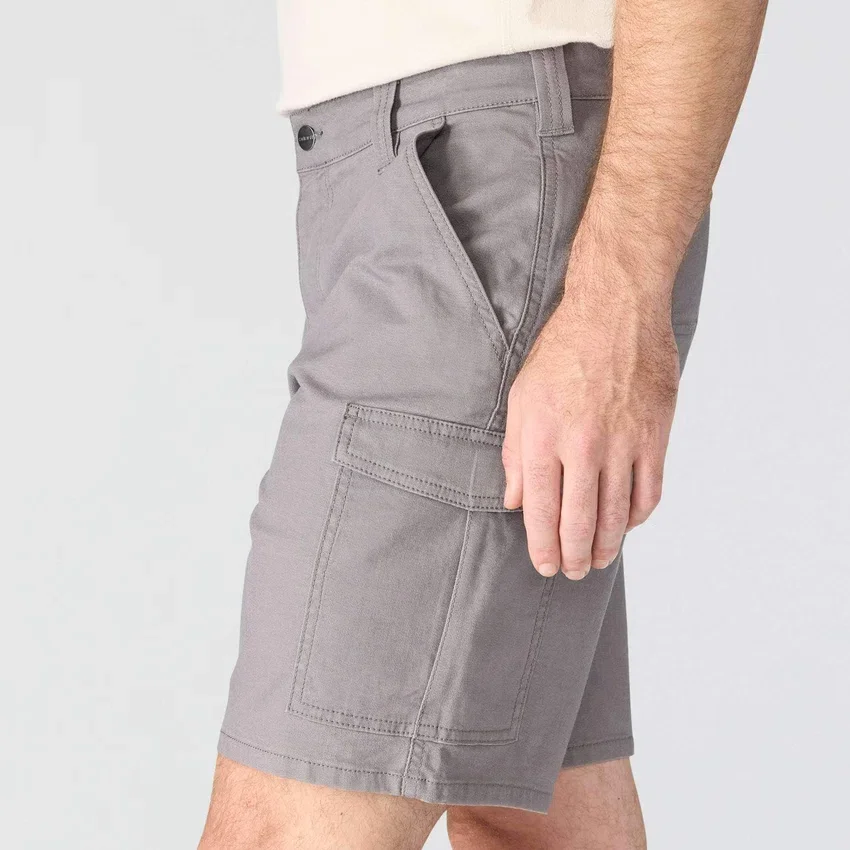 Calções cargo de lona Rigby de 9" com corte descontraído - Calções de trabalho
