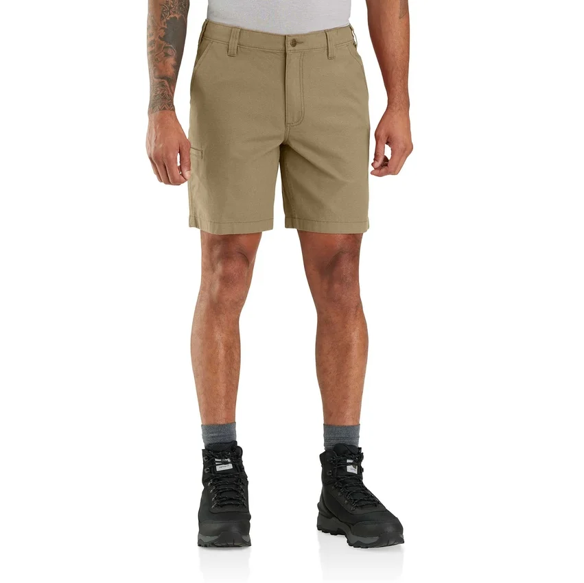 Calções de lona Rigby de 8" com corte descontraído - Calções de trabalho