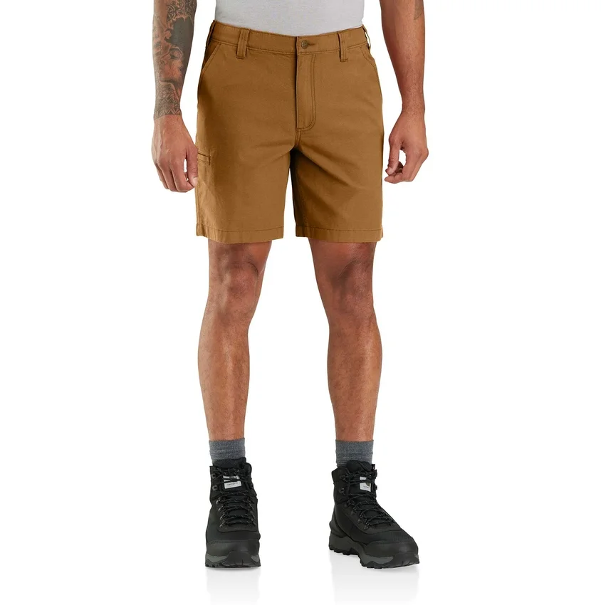 Calções de lona Rigby de 8" com corte descontraído - Calções de trabalho