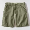 Calções de lona Stateline de 9" com corte largo - Calções de trabalho