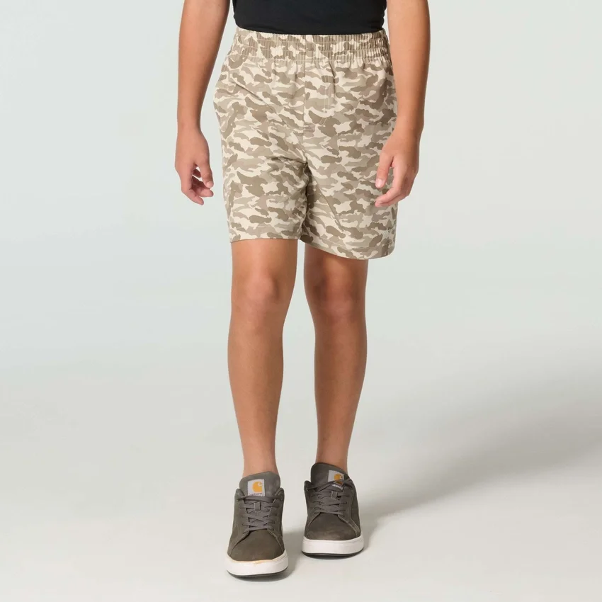 Calções Rugged Flex™ Ripstop Camo com cintura elástica para rapazes (criança)