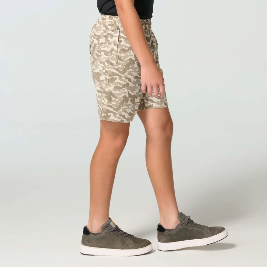 Calções Rugged Flex™ Ripstop Camo com cintura elástica para rapazes (criança)