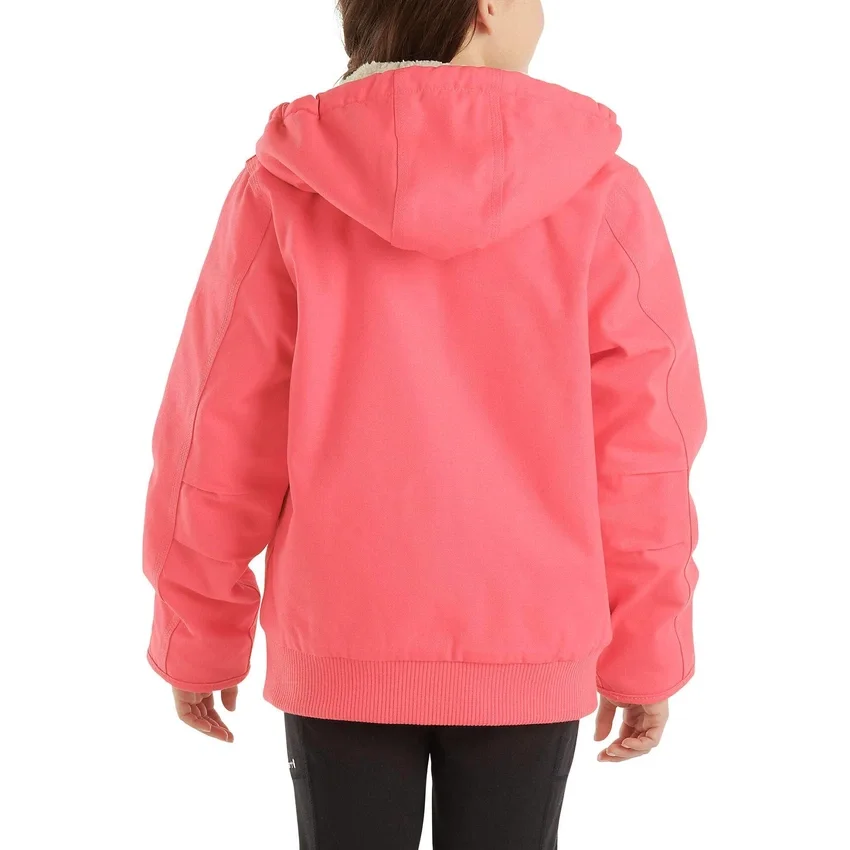 Camisa Active Jac com manguitos longos para meninas, em flanela com forro Sherpa (Crianças/Jovens)