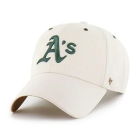 Camisa de basebol dos Athletics de 1947, sem tingir, modelo «Clean Up»
