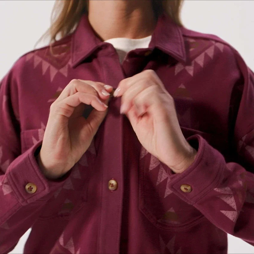 Camisa de malha Durham para mulher