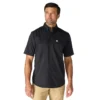 Camisa de manguitos curtos de corte descontraído Force Sun Defender™ em chambray para homem - Camisas com proteção solar