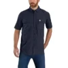 Camisa de manguitos curtos de corte descontraído Force Sun Defender™ em chambray para homem - Camisas com proteção solar
