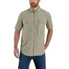 Camisa de manguitos curtos de corte descontraído Force Sun Defender™ em chambray para homem - Camisas com proteção solar