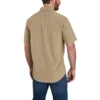 Camisa de manguitos curtos de corte descontraído Force Sun Defender™ em chambray para homem - Camisas com proteção solar