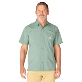 Camisa de manguitos curtos masculina Force Sun Defender™ de corte descontraído - Camisas com proteção solar