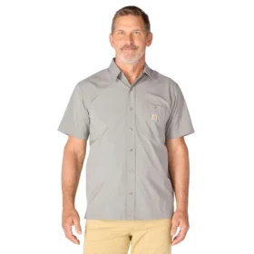 Camisa de manguitos curtos masculina Force Sun Defender™ de corte descontraído - Camisas com proteção solar