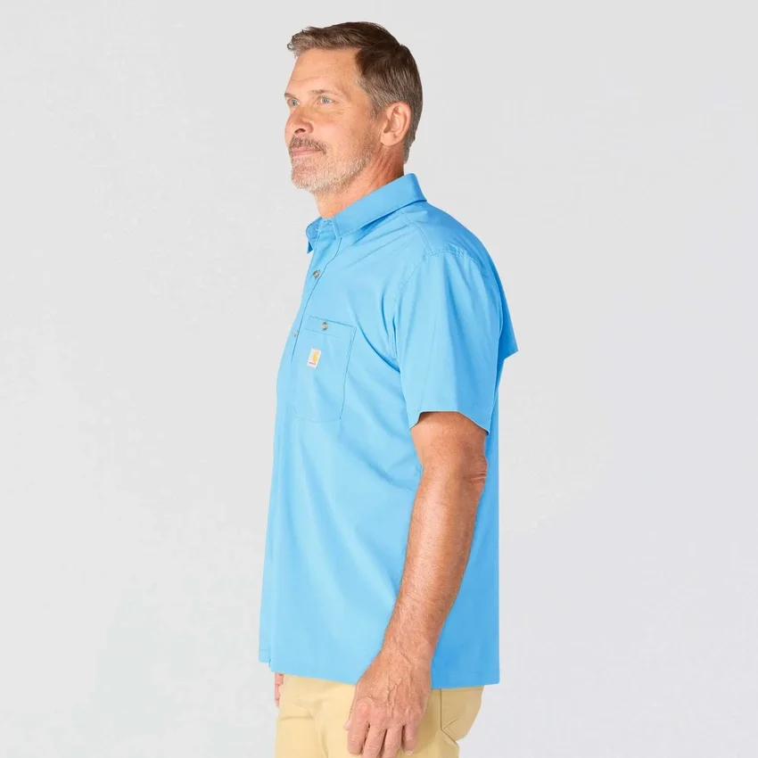 Camisa de manguitos curtos masculina Force Sun Defender™ de corte descontraído - Camisas com proteção solar