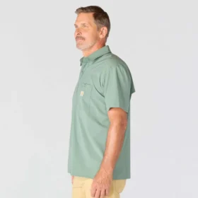 Camisa de manguitos curtos masculina Force Sun Defender™ de corte descontraído – Camisas com proteção solar