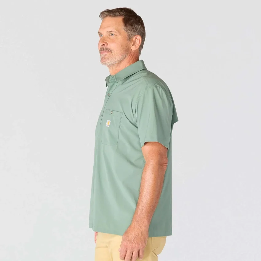 Camisa de manguitos curtos masculina Force Sun Defender™ de corte descontraído - Camisas com proteção solar