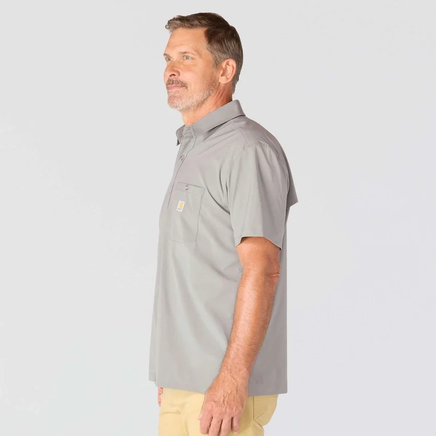 Camisa de manguitos curtos masculina Force Sun Defender™ de corte descontraído - Camisas com proteção solar