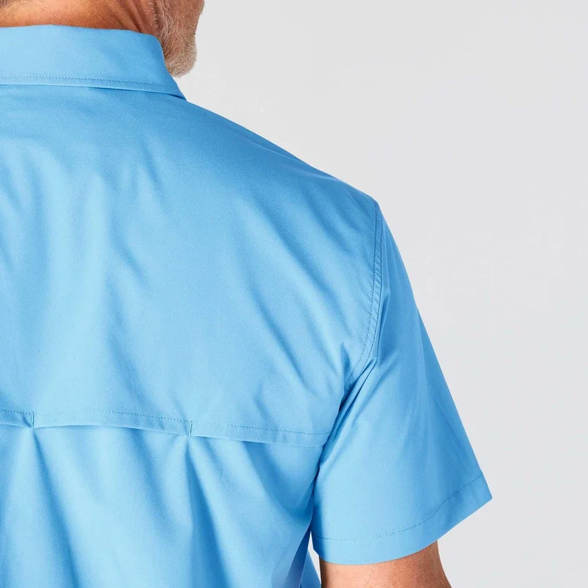 Camisa de manguitos curtos masculina Force Sun Defender™ de corte descontraído - Camisas com proteção solar