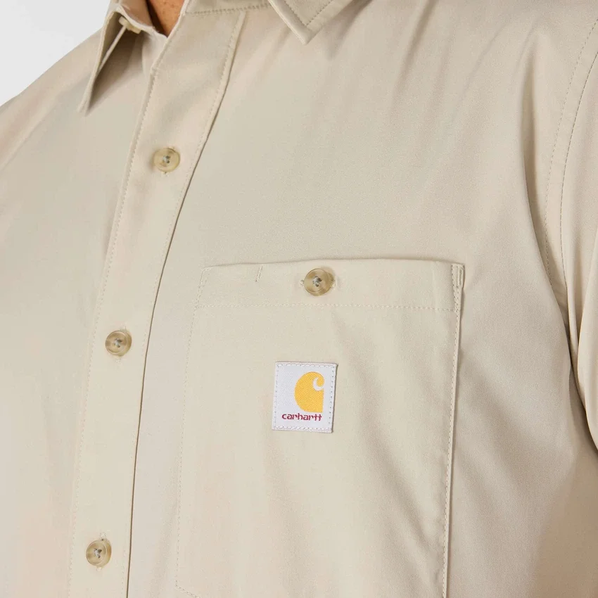 Camisa de manguitos curtos masculina Force Sun Defender™ de corte descontraído - Camisas com proteção solar