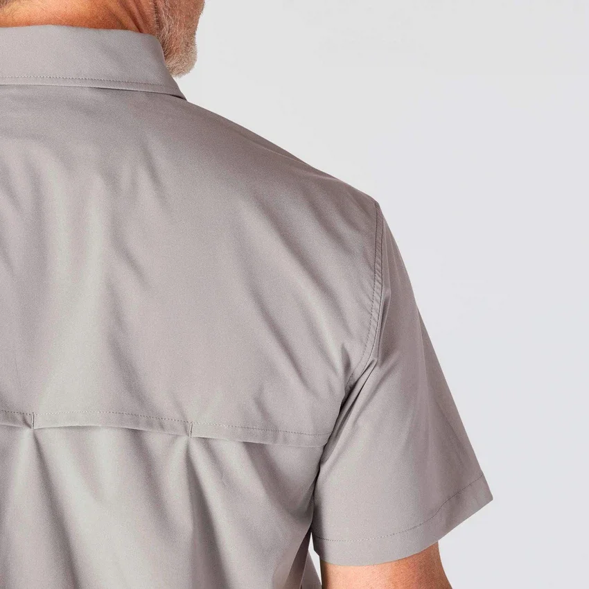 Camisa de manguitos curtos masculina Force Sun Defender™ de corte descontraído - Camisas com proteção solar