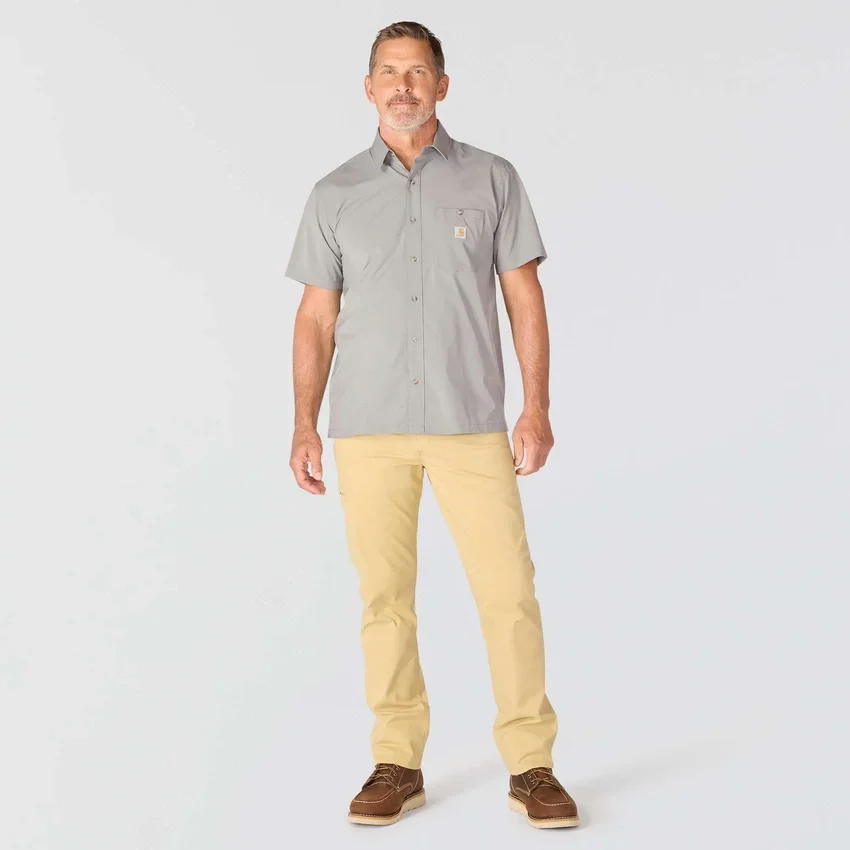 Camisa de manguitos curtos masculina Force Sun Defender™ de corte descontraído - Camisas com proteção solar