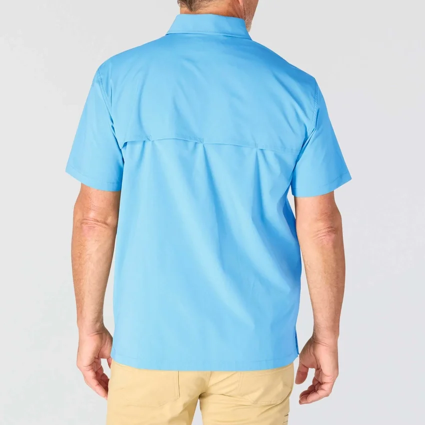 Camisa de manguitos curtos masculina Force Sun Defender™ de corte descontraído - Camisas com proteção solar