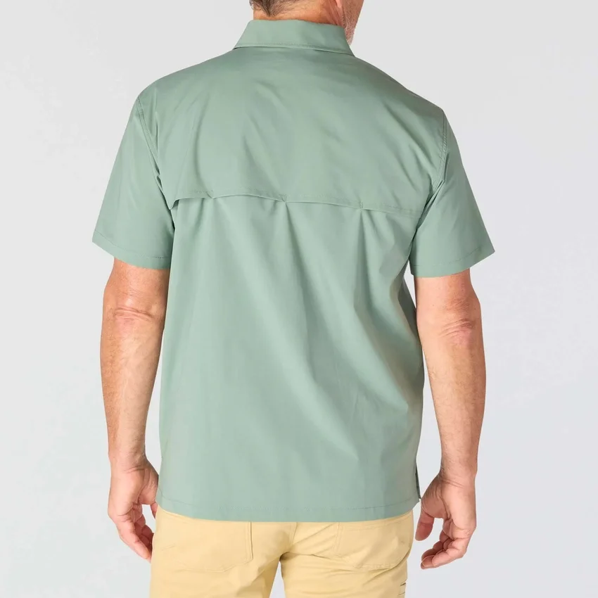 Camisa de manguitos curtos masculina Force Sun Defender™ de corte descontraído - Camisas com proteção solar
