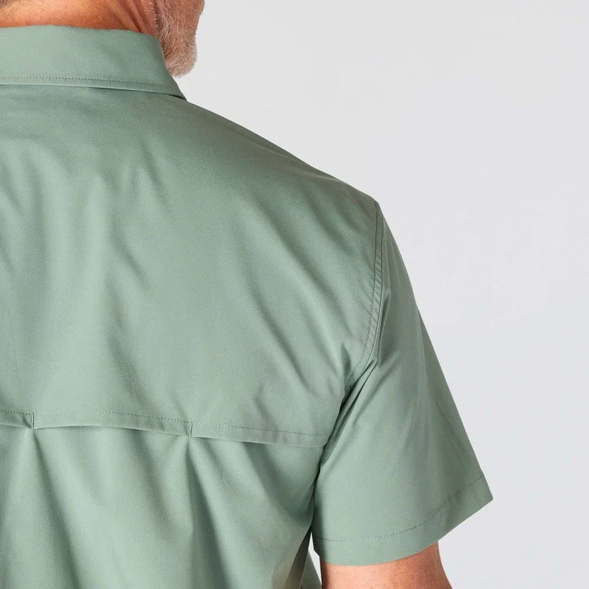 Camisa de manguitos curtos masculina Force Sun Defender™ de corte descontraído - Camisas com proteção solar