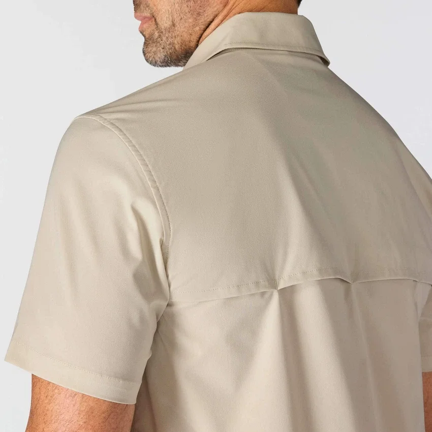 Camisa de manguitos curtos masculina Force Sun Defender™ de corte descontraído - Camisas com proteção solar