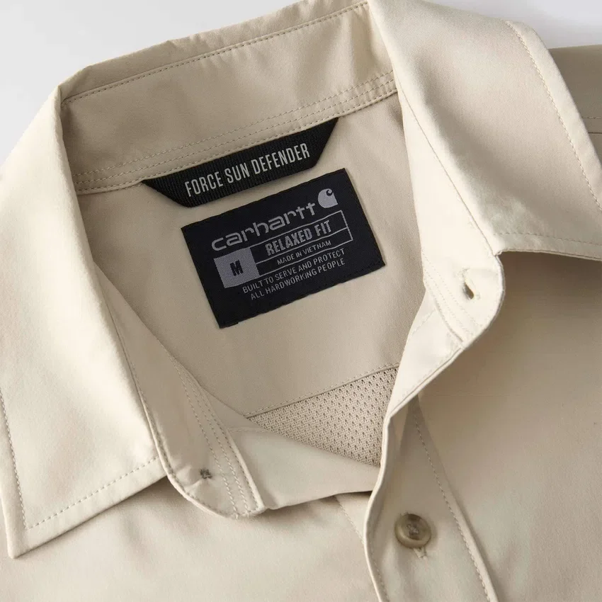 Camisa de manguitos curtos masculina Force Sun Defender™ de corte descontraído - Camisas com proteção solar
