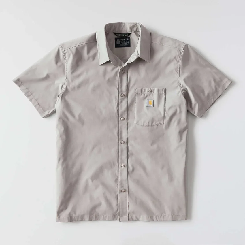 Camisa de manguitos curtos masculina Force Sun Defender™ de corte descontraído - Camisas com proteção solar