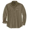 Camisa de manguitos longos de corte descontraído Force Sun Defender™ em chambray para homem - Camisas com proteção solar